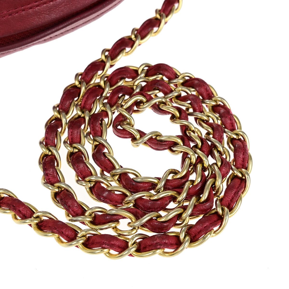 Chanel Chanel Vintage CC Oval Chain Bag Leather Size ONE SIZE - 13 Thumbnail