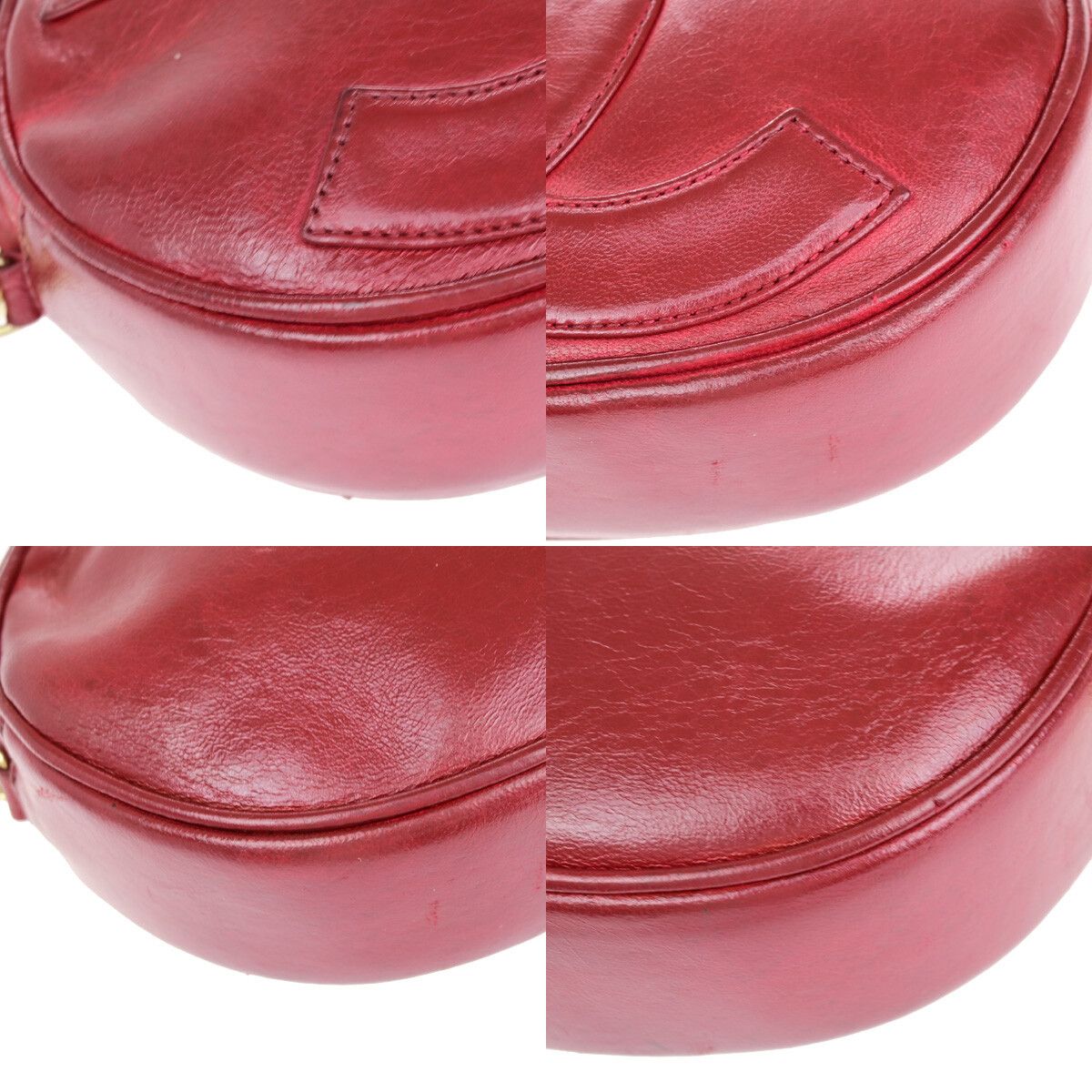 Chanel Chanel Vintage CC Oval Chain Bag Leather Size ONE SIZE - 10 Thumbnail