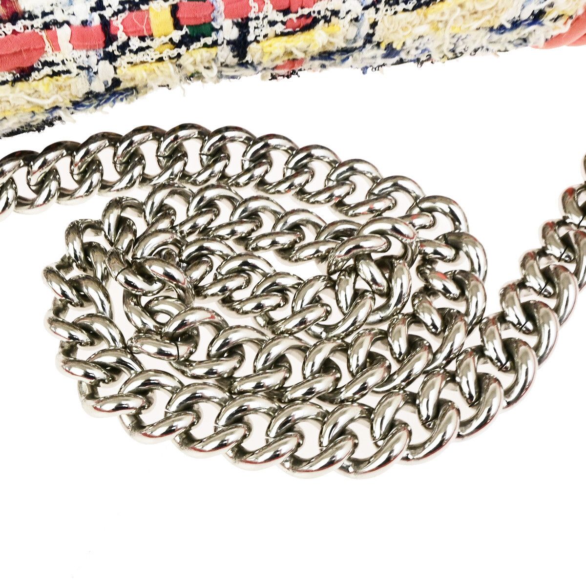 Chanel Chanel Boy Flap Bag Braided Tweed Size ONE SIZE - 11 Thumbnail
