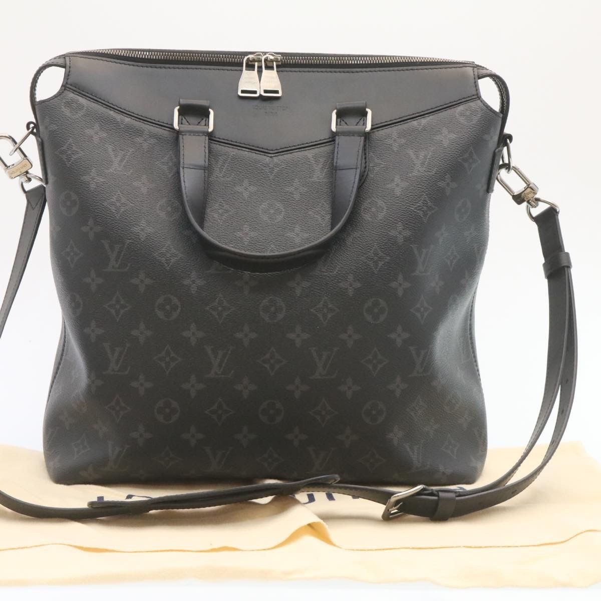 Louis Vuitton Louis Vuitton Explorer Tote Monogram Eclipse Canvas Size ONE SIZE - 16 Thumbnail