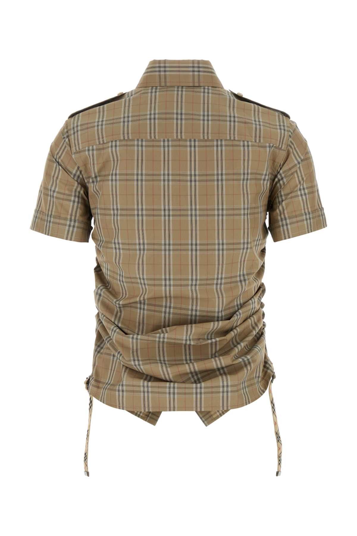 Burberry Embroidered Poplin Shirt Size XS / US 0-2 / IT 36-38 - 2 Thumbnail