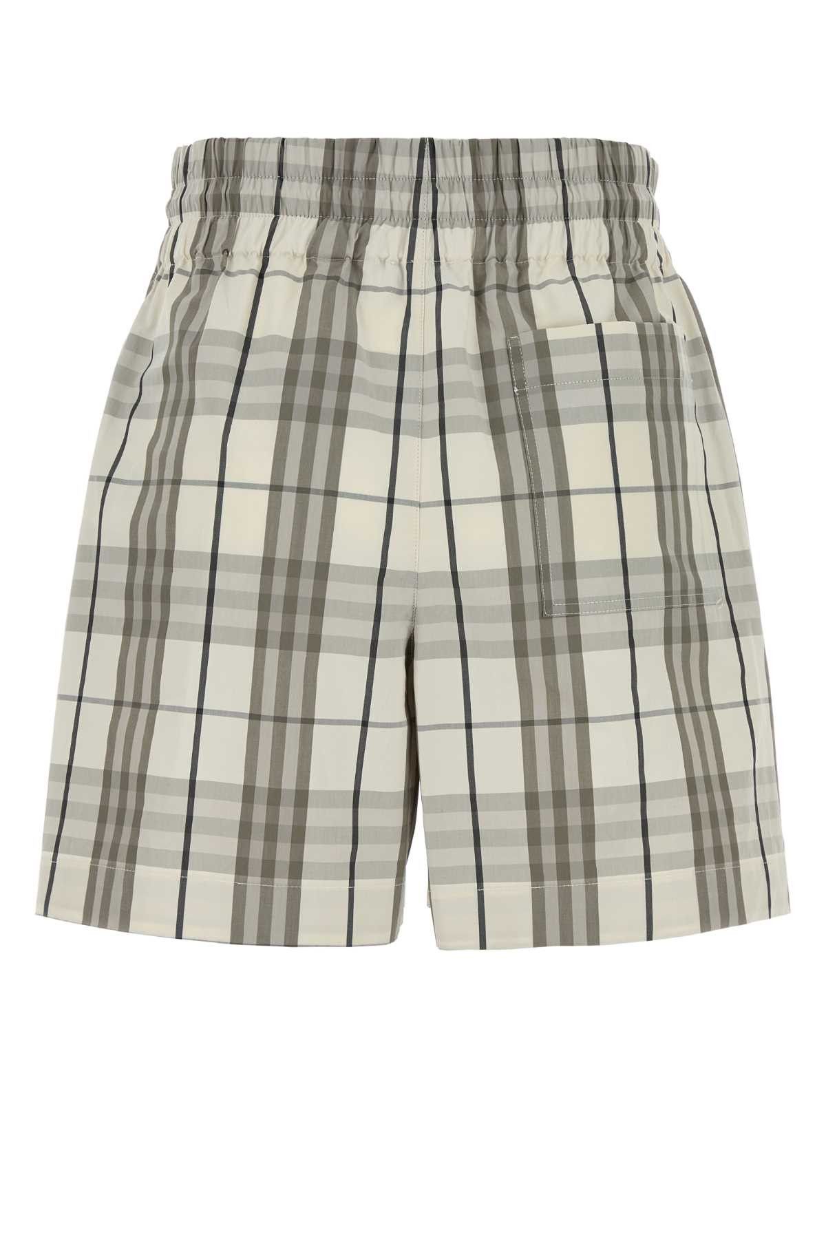 Burberry Embroidered Poplin Shorts Size 26" / US 2 / IT 38 - 2 Thumbnail