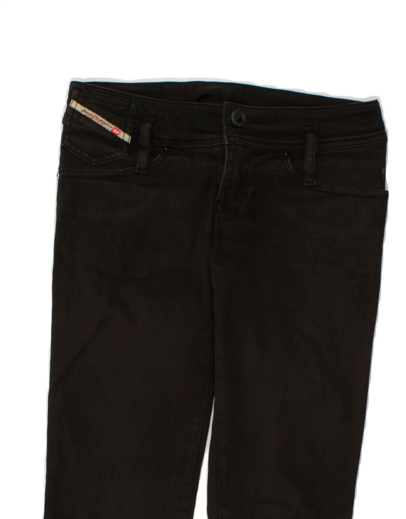 Diesel Womens Skinny Jeans W25 L31 Black Cotton Size 42" / US 20 - 2 Thumbnail