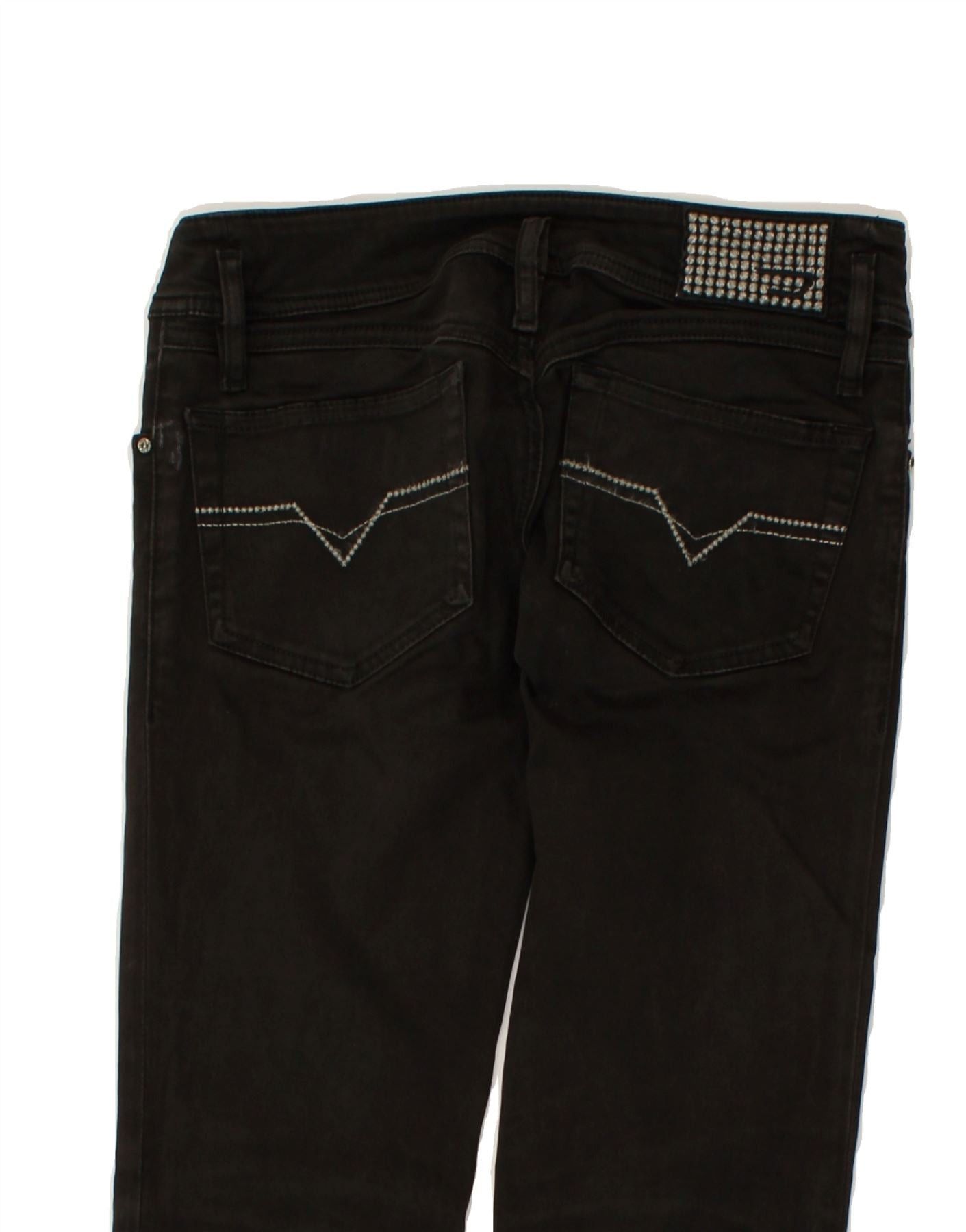 Diesel Womens Skinny Jeans W25 L31 Black Cotton Size 42" / US 20 - 5 Thumbnail