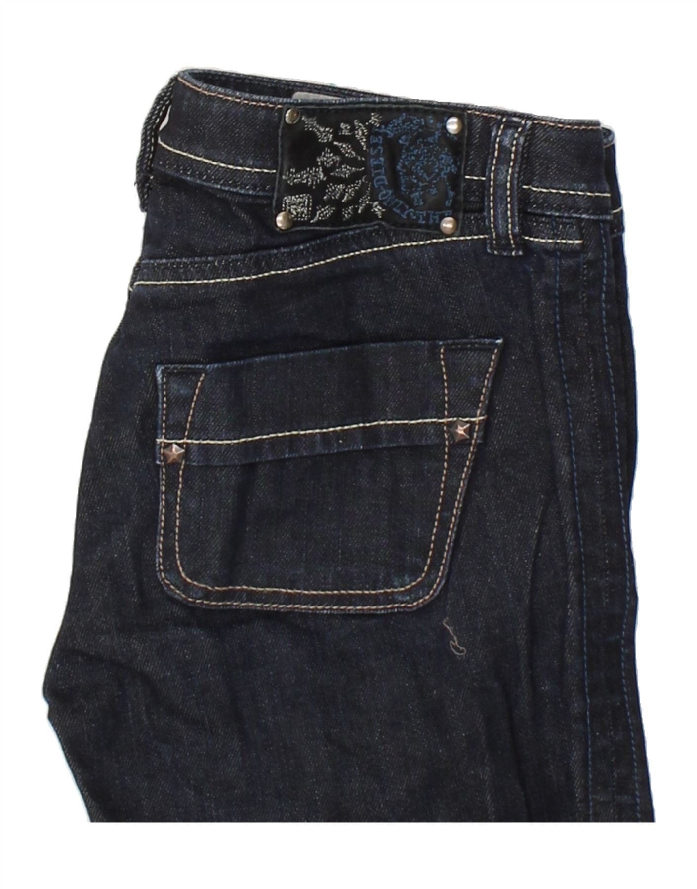 Diesel Womens Kinkey Slim Jeans W25 L29 Navy Blue Cotton Size 42" / US 20 - 5 Thumbnail