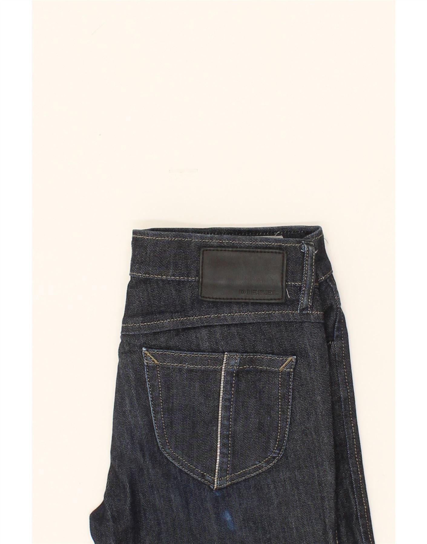 Diesel Womens Zivy Skinny Jeans W26 L29 Navy Blue Cotton Size 42" / US 20 - 5 Thumbnail