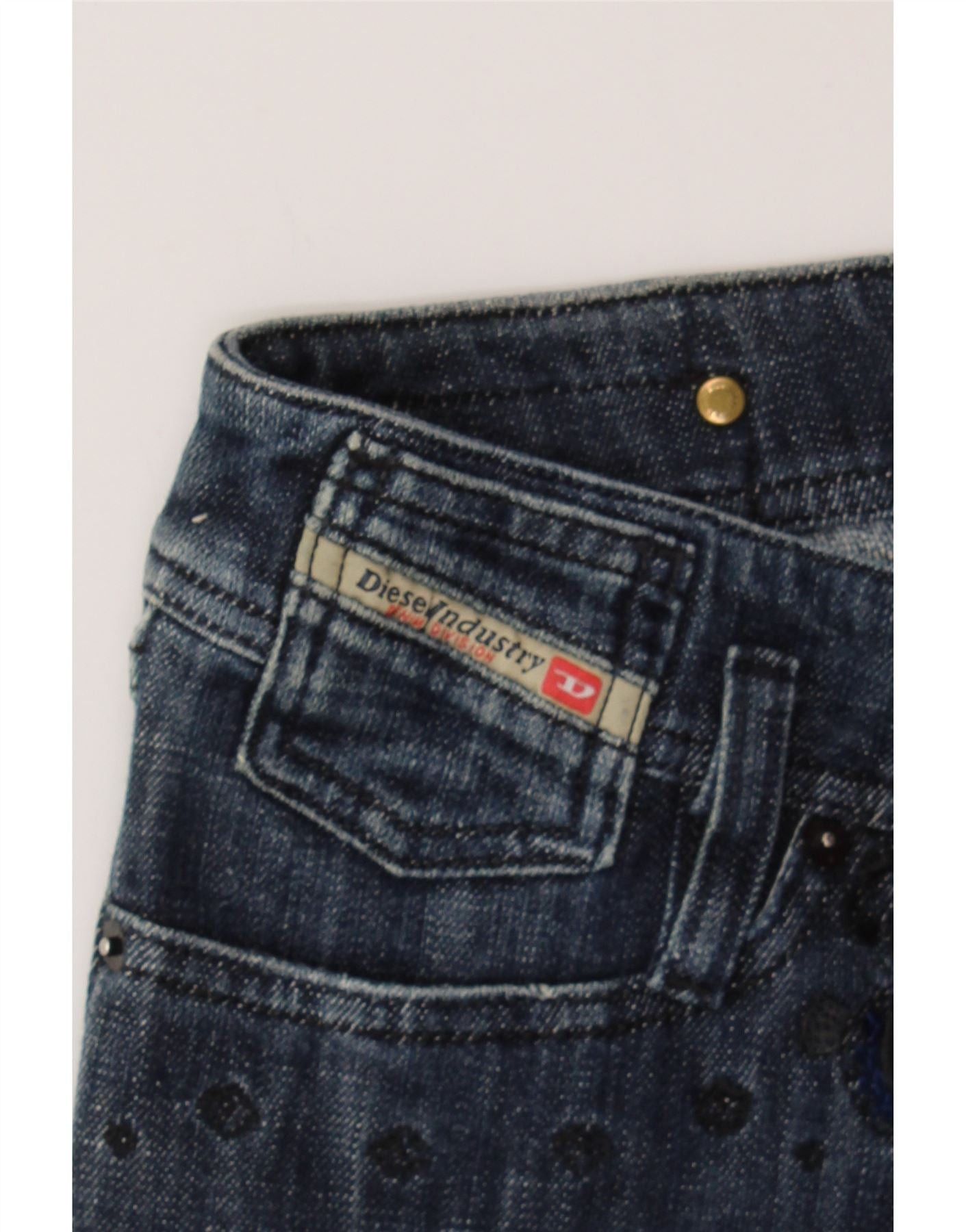 Diesel Womens Matic Slim Jeans W28 L32 Blue Size 42" / US 20 - 5 Thumbnail