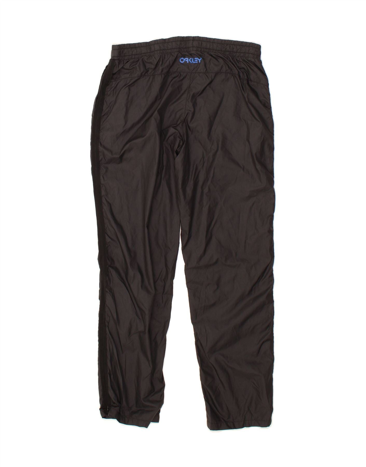 Oakley Womens Tracksuit Trousers UK 14 Large Black Polyester Size 34" / US 12 / IT 48 - 2 Thumbnail
