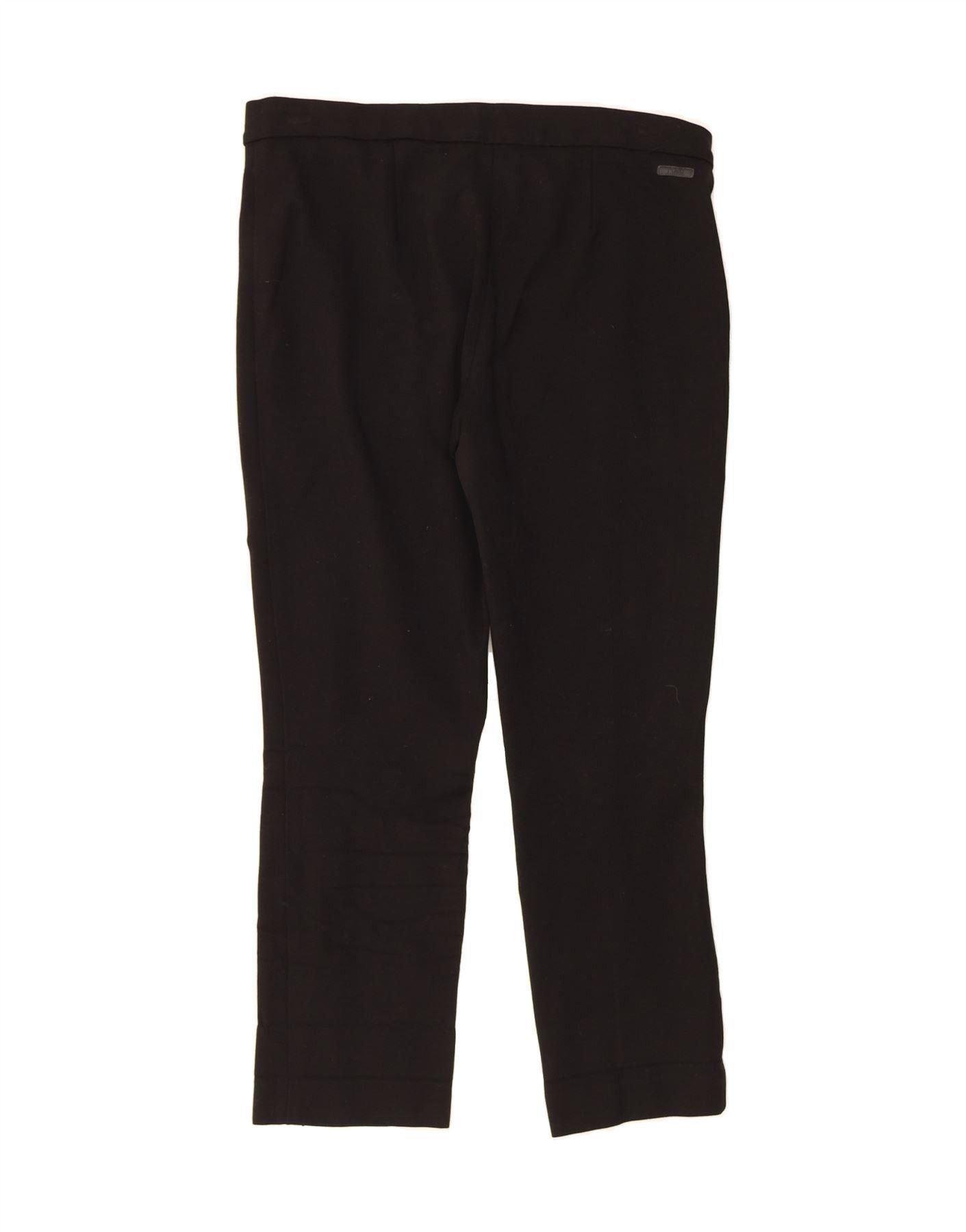 Polo Ralph Lauren Womens Slim Suit Trousers US 14 XL W36 L28 Black Viscose Size 32" / US 10 / IT 46 - 2 Thumbnail