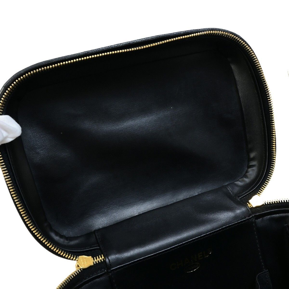 Chanel Chanel Vintage Timeless Cosmetic Case with Mirror Caviar Size ONE SIZE - 18 Thumbnail