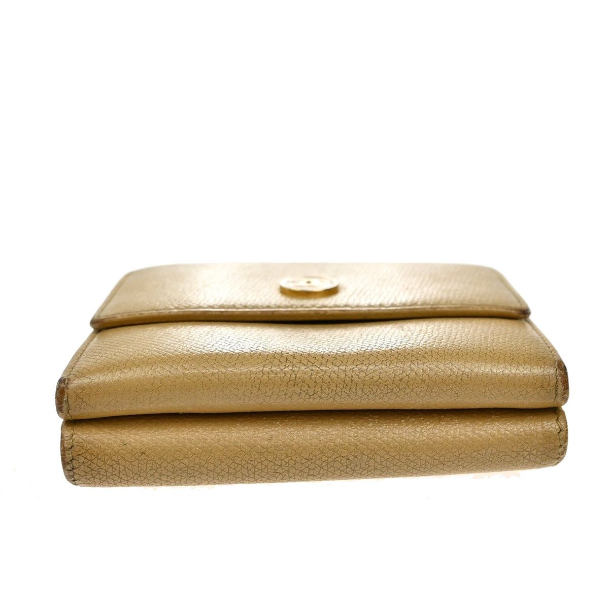 Chanel Chanel CC Trifold Flap Wallet Leather Size ONE SIZE - 11 Thumbnail
