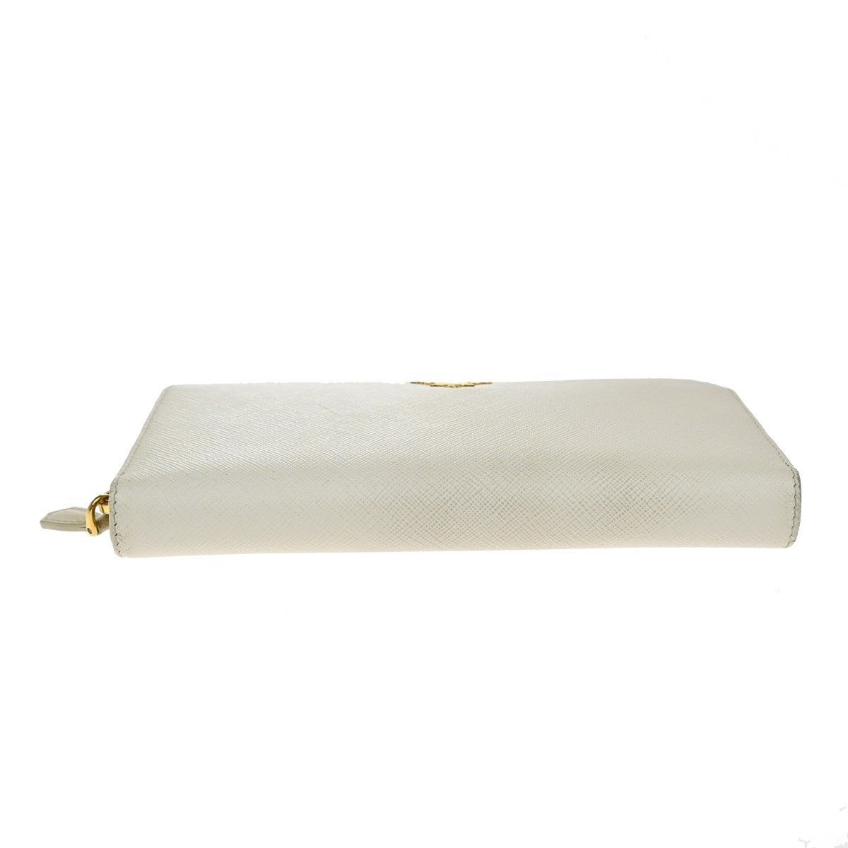 Prada Prada Zip Around Tab Wallet Saffiano Leather Size ONE SIZE - 11 Thumbnail
