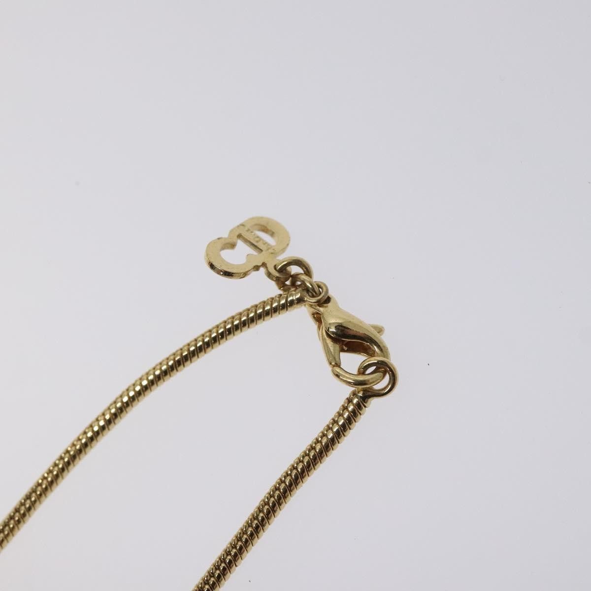 Dior Christian Dior Round Logo Pendant Necklace Metal Size ONE SIZE - 5 Thumbnail