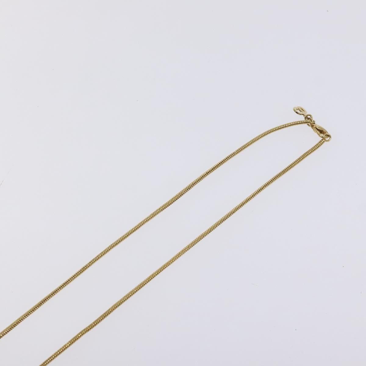 Dior Christian Dior Round Logo Pendant Necklace Metal Size ONE SIZE - 7 Thumbnail
