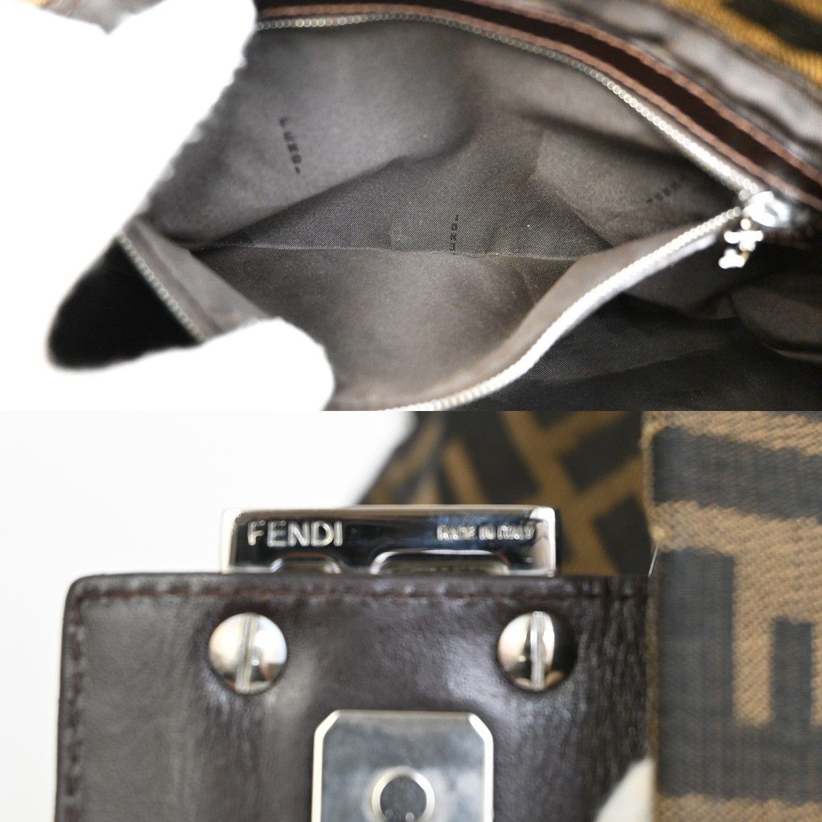Fendi Fendi Mamma Baguette Zucca canvas Size ONE SIZE - 6 Thumbnail