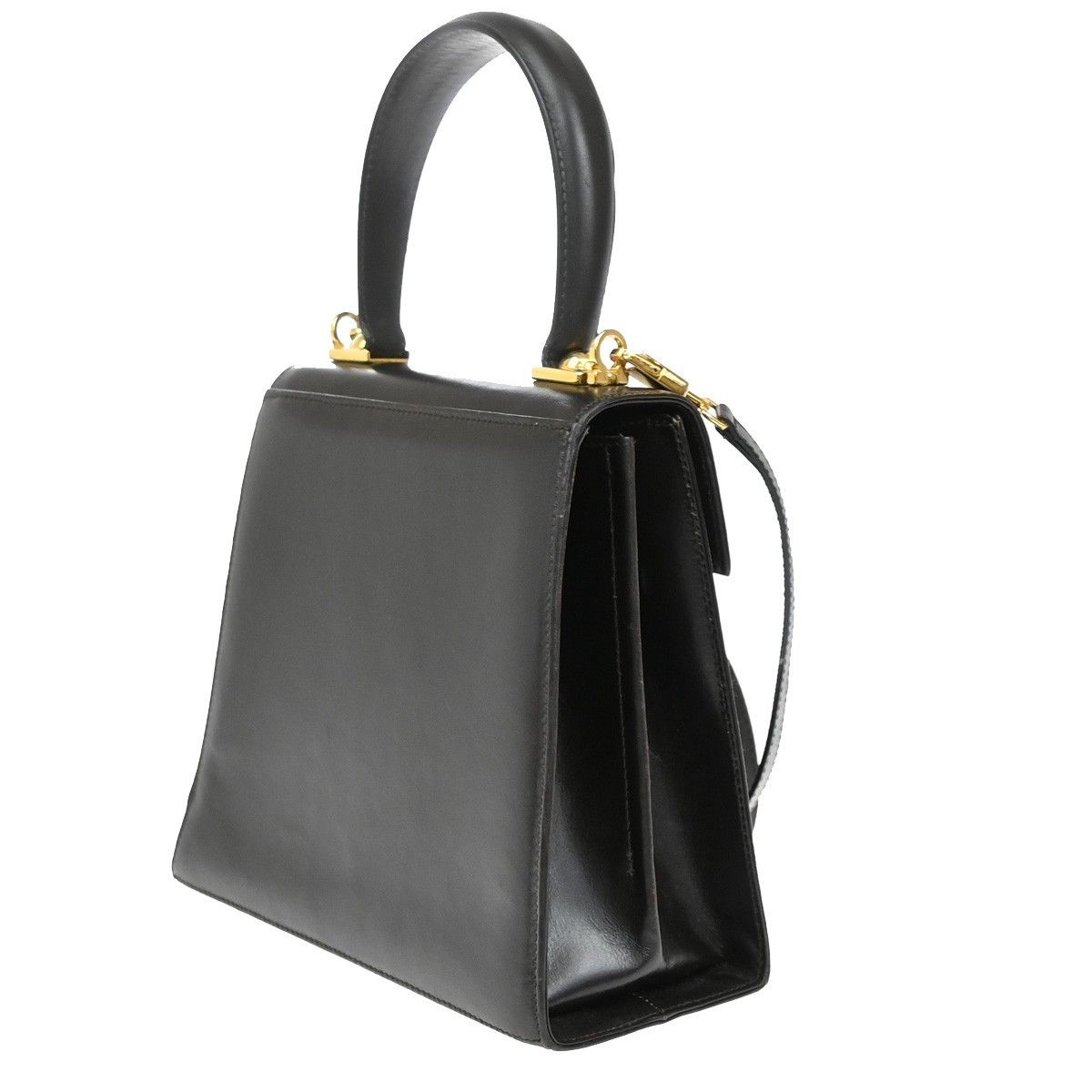 Salvatore Ferragamo Salvatore Ferragamo Gancini Convertible Top Handle Bag Leather Size ONE SIZE - 4 Thumbnail
