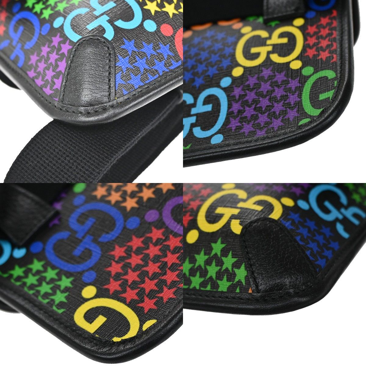 Gucci Gucci Sac bandoulière psychédélique Canvas Leather Size ONE SIZE - 9 Thumbnail