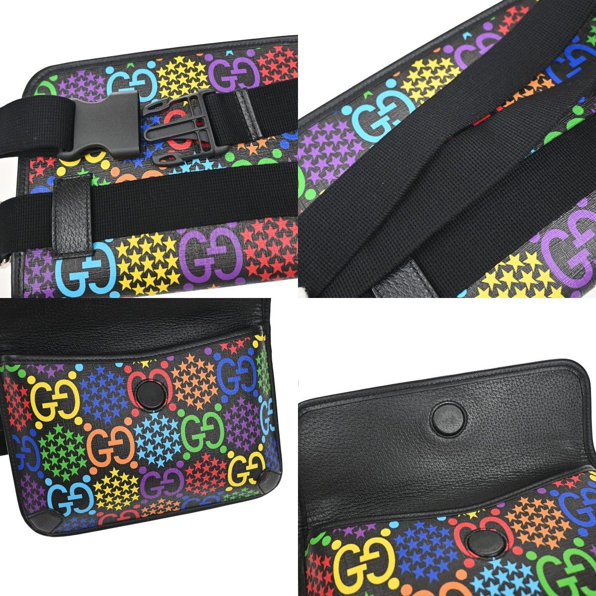 Gucci Gucci Sac bandoulière psychédélique Canvas Leather Size ONE SIZE - 13 Thumbnail