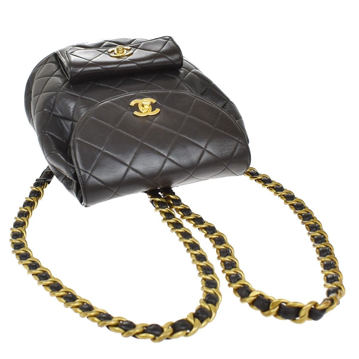 Chanel Chanel Vintage CC Pocket Backpack Quilted Lambskin Size ONE SIZE - 8 Thumbnail