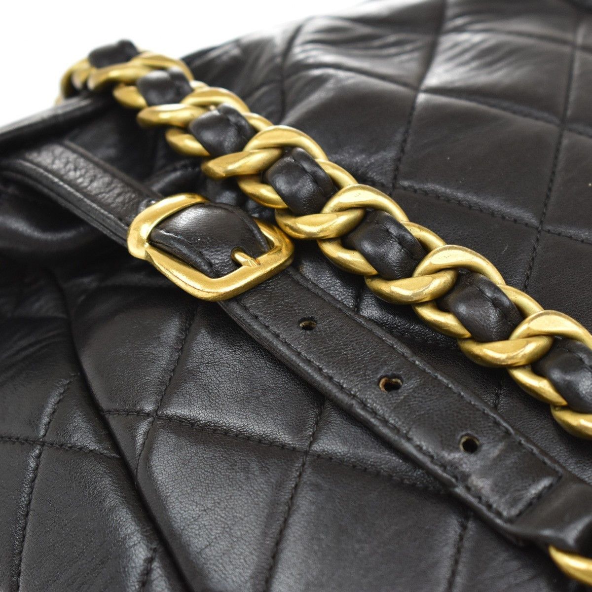 Chanel Chanel Vintage CC Pocket Backpack Quilted Lambskin Size ONE SIZE - 12 Thumbnail