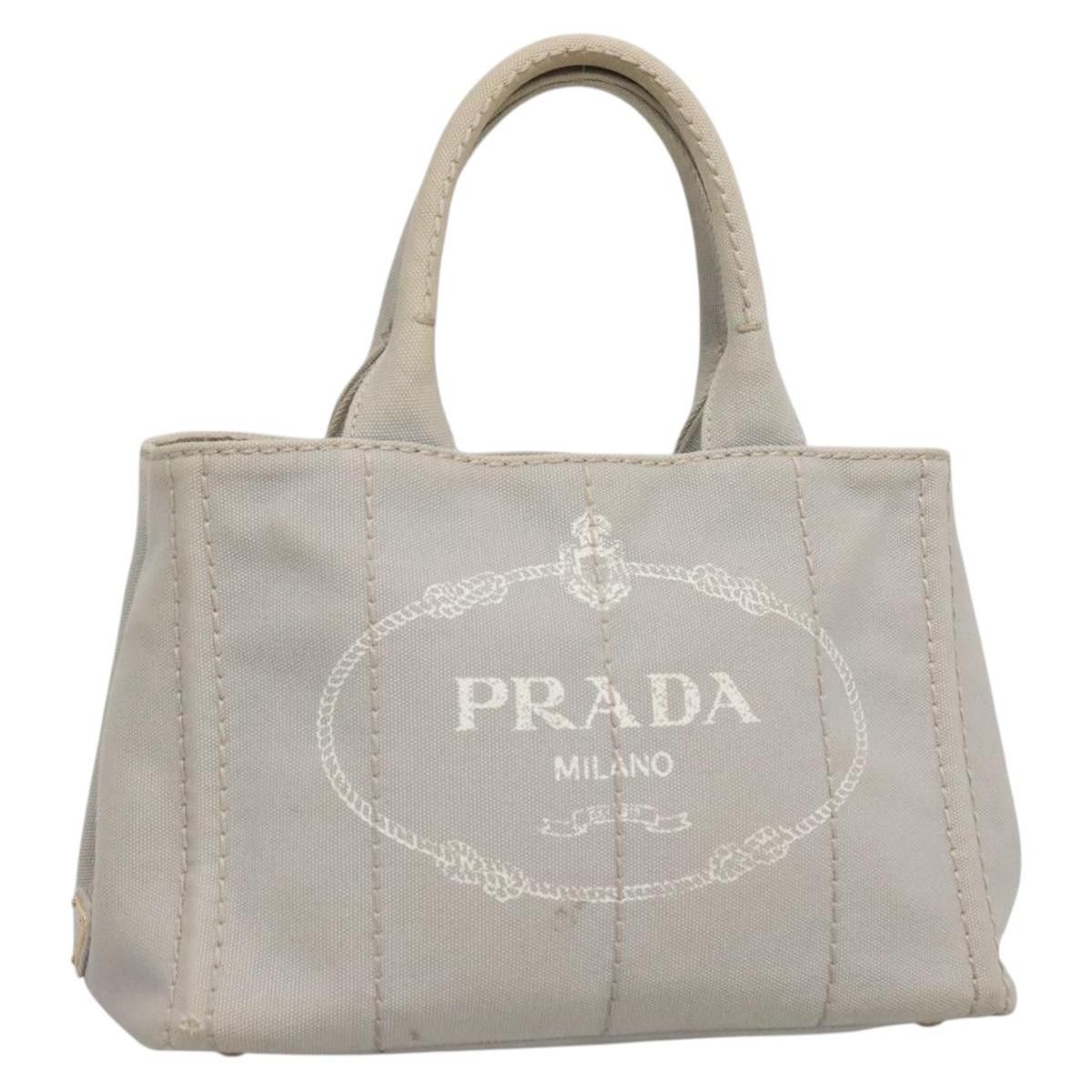 Prada Prada Canapa Convertible Tote Canvas Size ONE SIZE - 17 Thumbnail