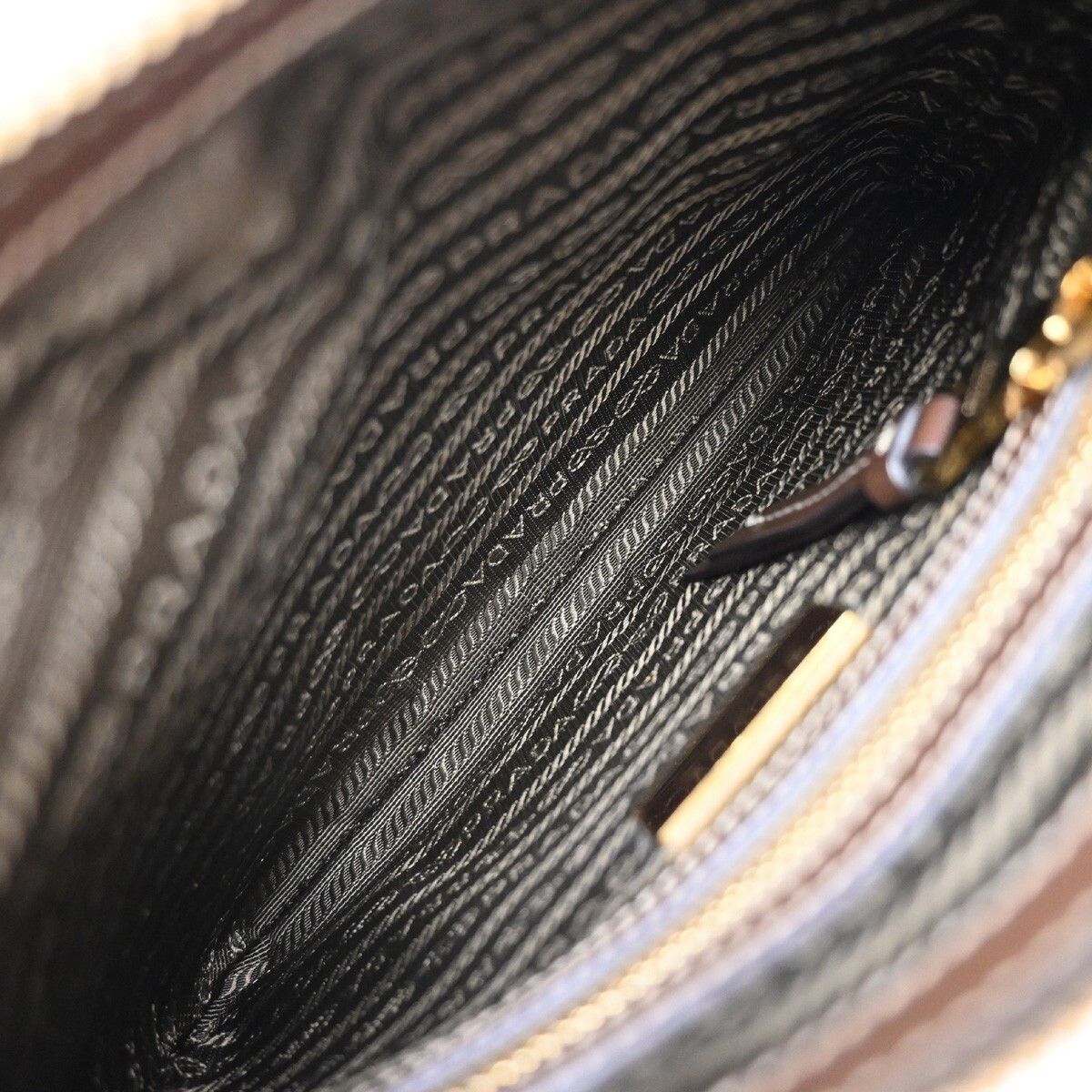 Prada Prada Logo Double Zip Crossbody Bag Canvas Size ONE SIZE - 5 Thumbnail