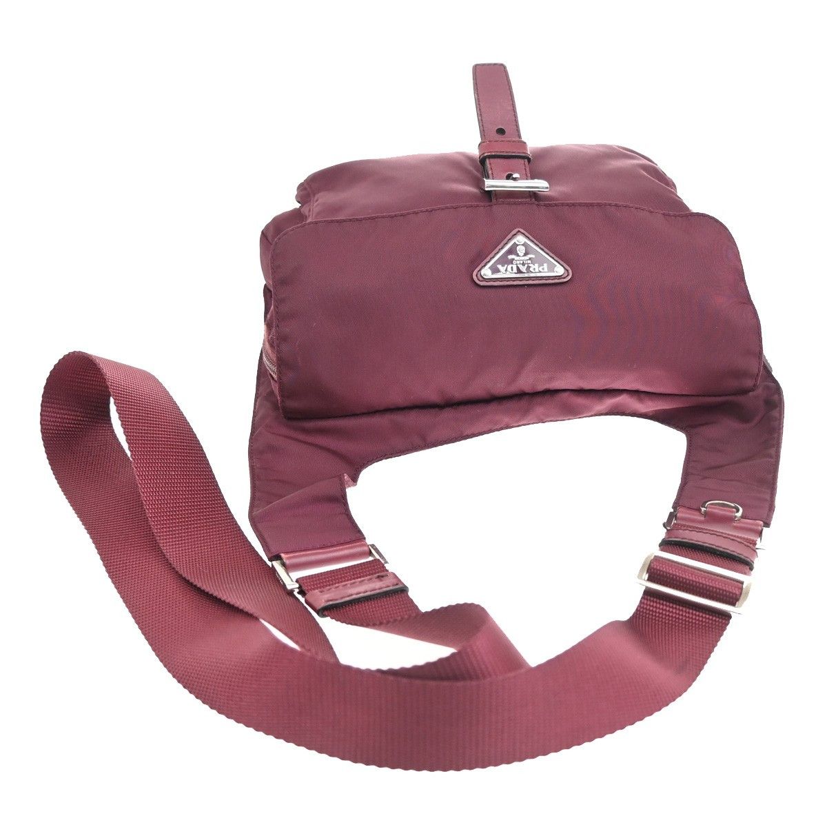 Prada Prada Buckle Messenger Bag Tessuto Size ONE SIZE - 8 Thumbnail