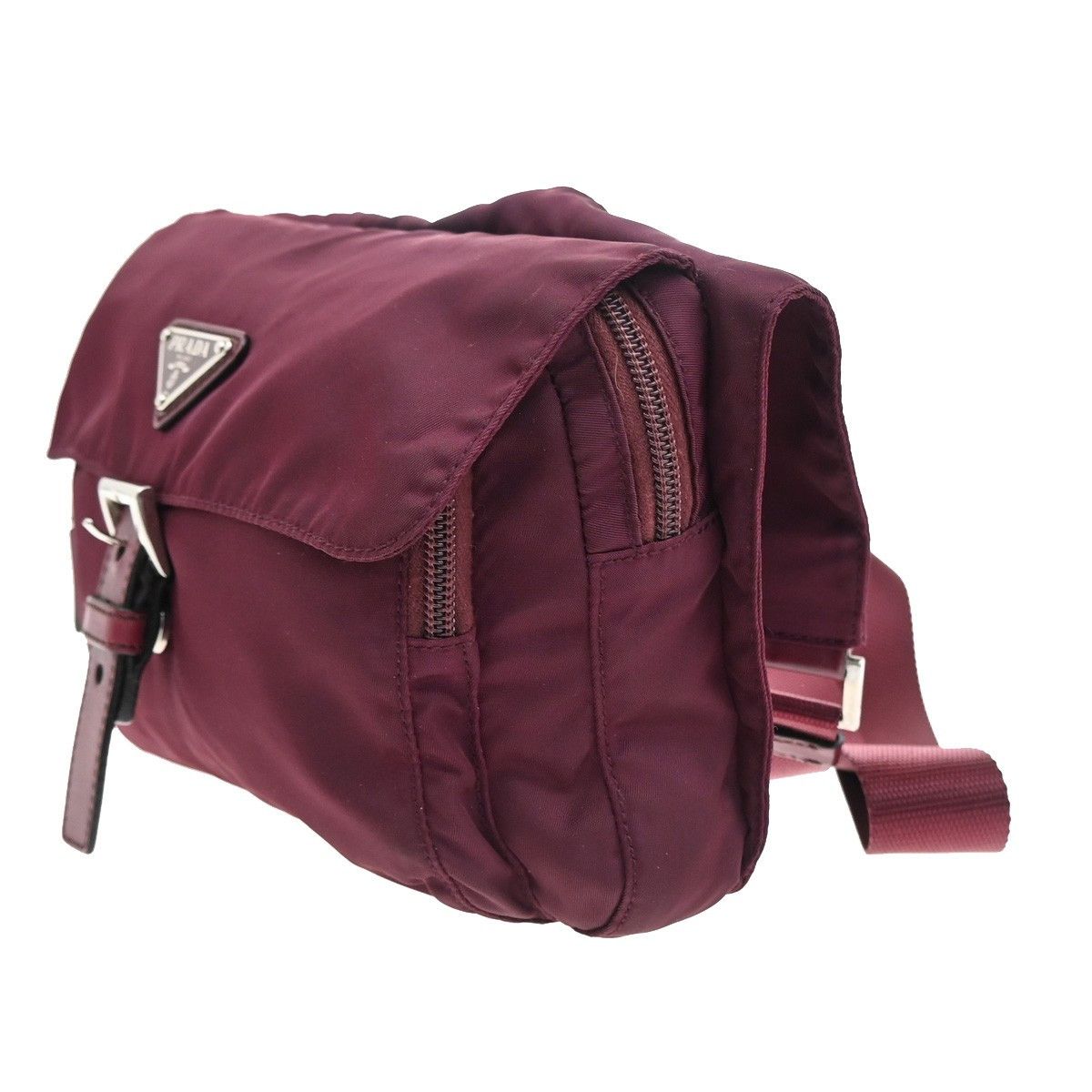 Prada Prada Buckle Messenger Bag Tessuto Size ONE SIZE - 3 Thumbnail