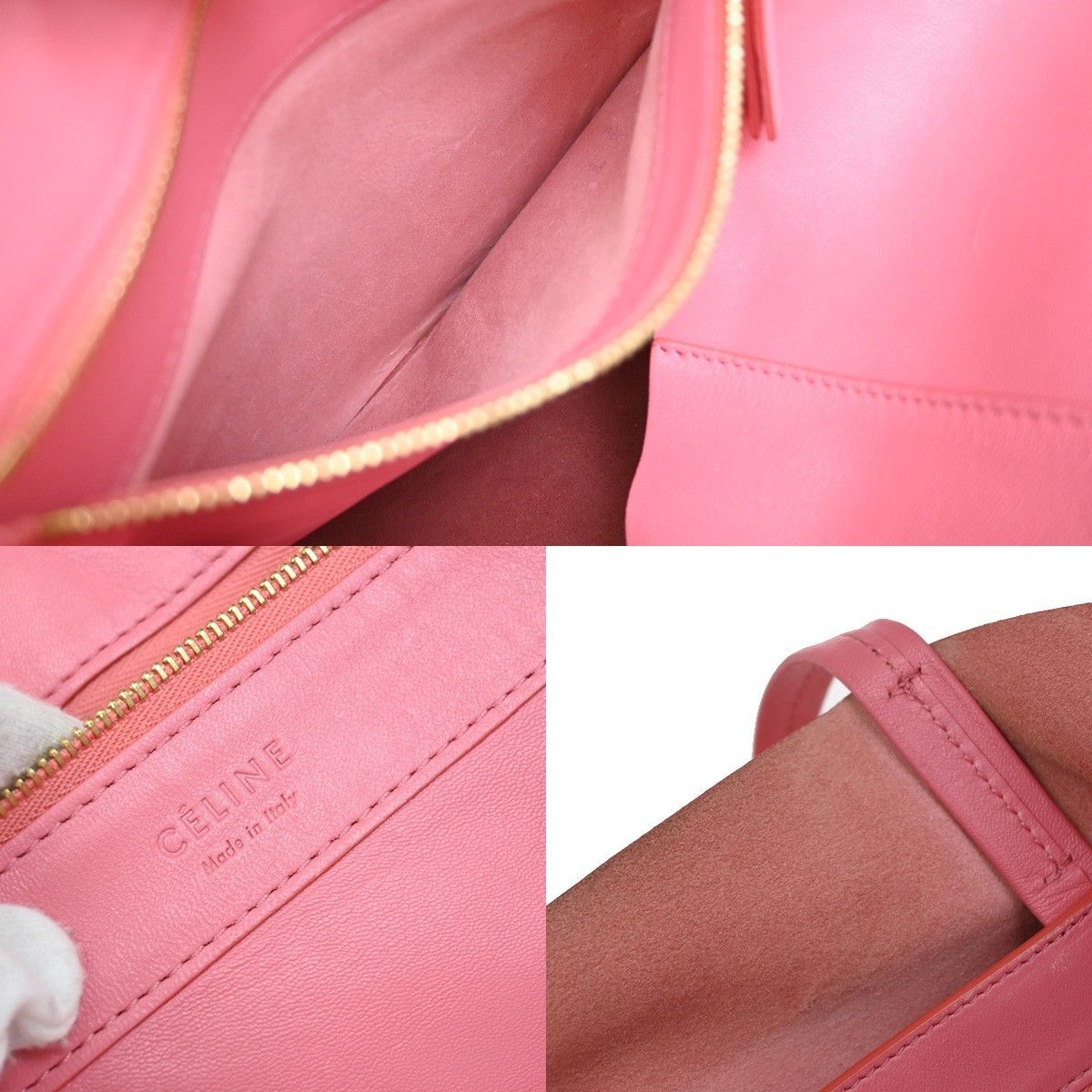 Celine Celine Horizontal Bi-Cabas Tote Leather Size ONE SIZE - 6 Thumbnail