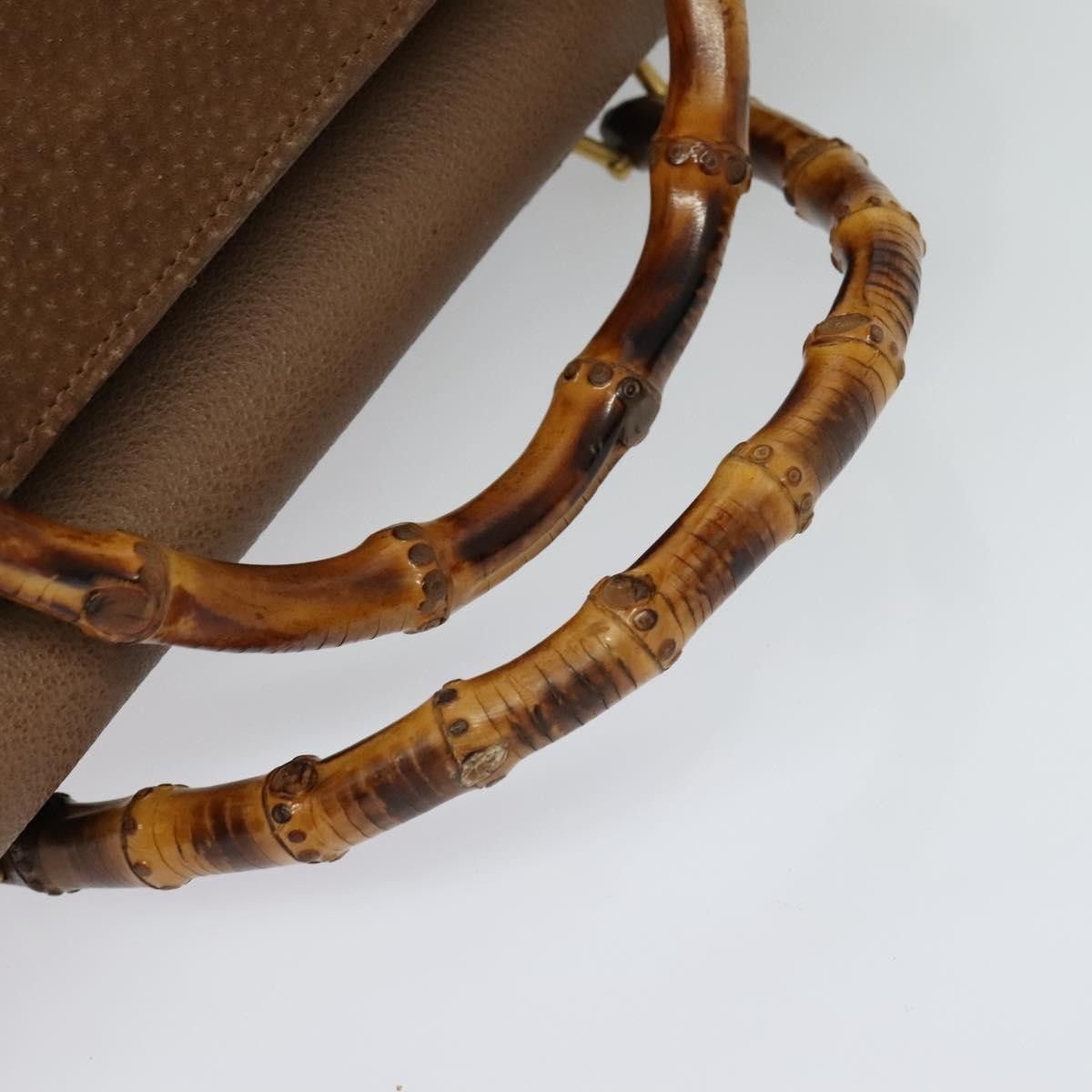 Gucci Gucci Bamboo Handle Tote Suede Size ONE SIZE - 8 Thumbnail