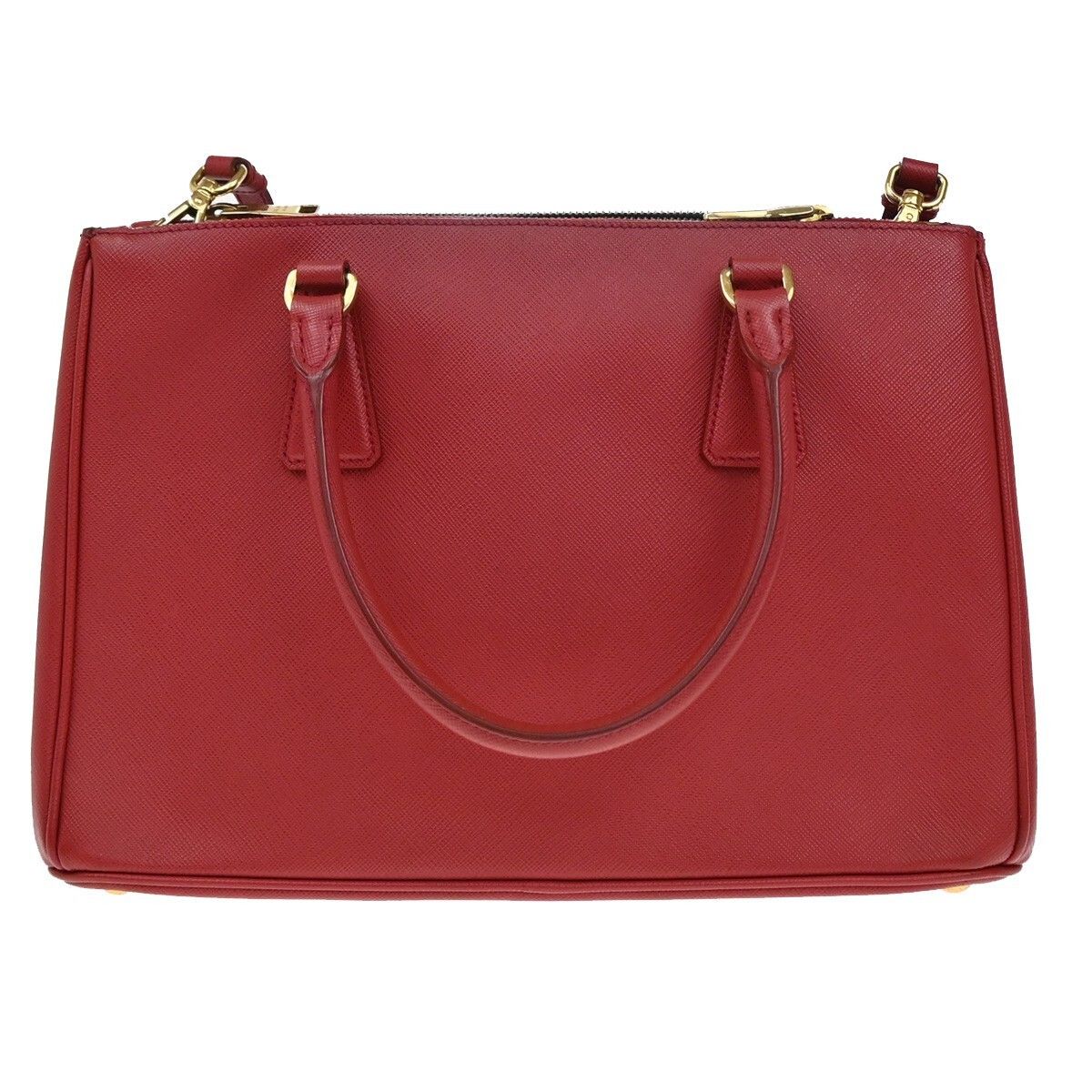 Prada Prada Galleria Double Zip Tote Saffiano Leather Size ONE SIZE - 2 Thumbnail