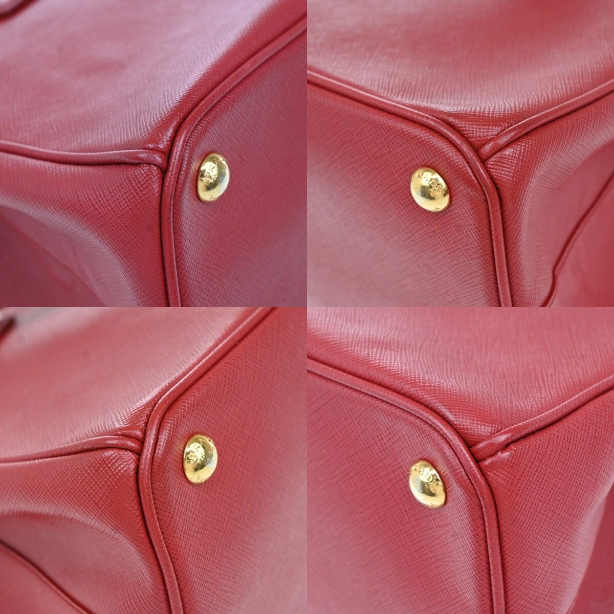 Prada Prada Galleria Double Zip Tote Saffiano Leather Size ONE SIZE - 10 Thumbnail