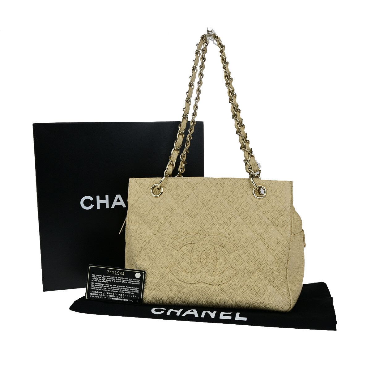 Chanel Chanel Petite Timeless Tote Stitched Calfskin Size ONE SIZE - 12 Thumbnail
