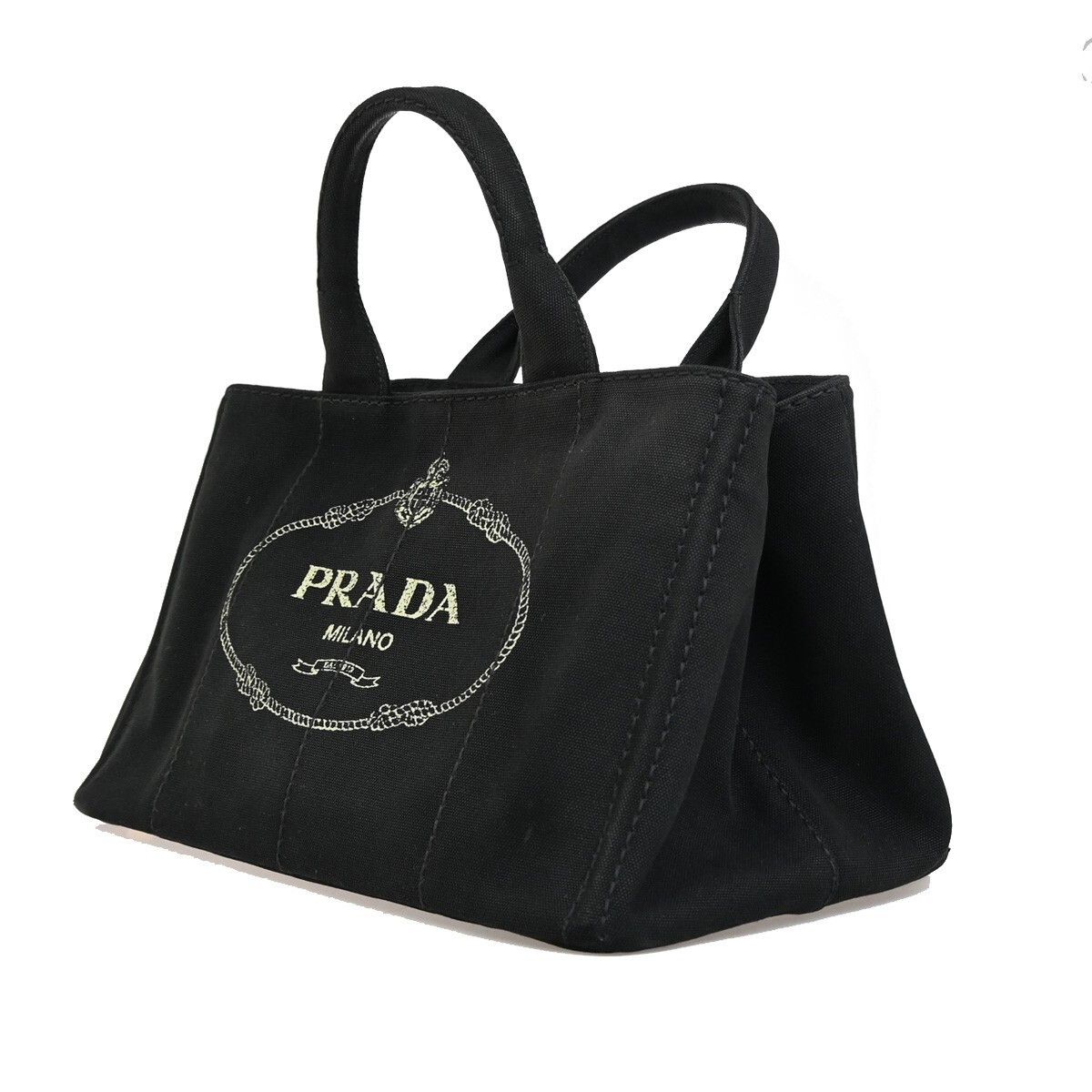 Prada Prada Canapa Convertible Tote Canvas Size ONE SIZE - 3 Thumbnail