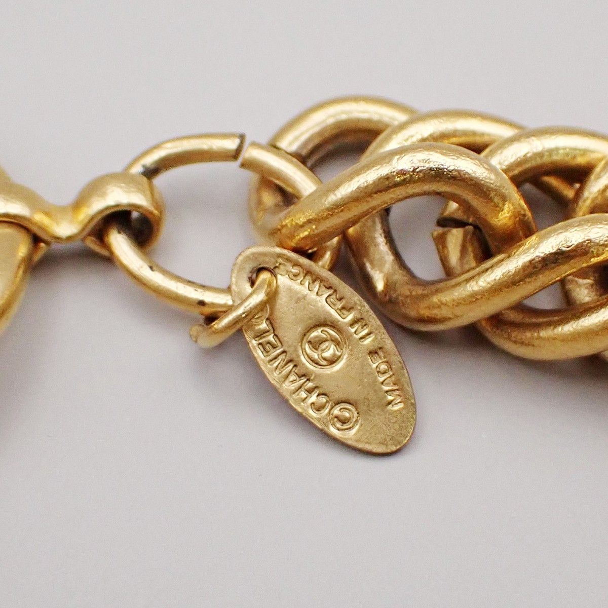 Chanel Chanel Vintage Rue Cambon Chain Charm Bracelet Metal Size ONE SIZE - 8 Thumbnail