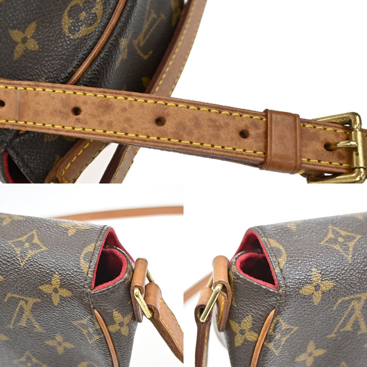 Louis Vuitton Louis Vuitton Tambourine Handbag Monogram Canvas Size ONE SIZE - 8 Thumbnail