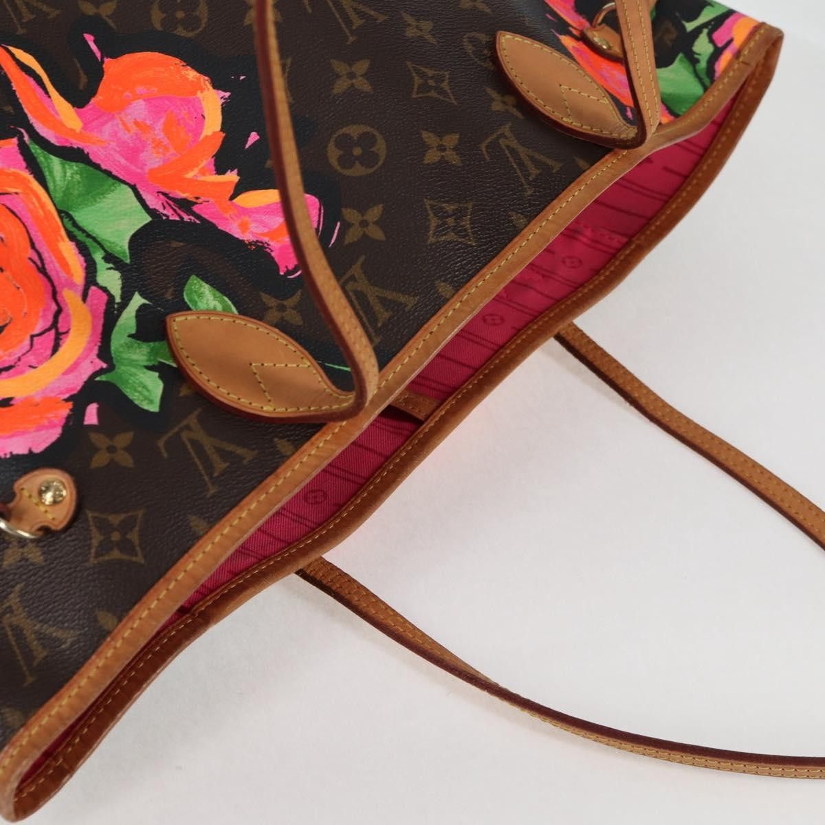 Louis Vuitton Louis Vuitton Neverfull Tote Limited Edition Monogram Roses Size ONE SIZE - 16 Thumbnail