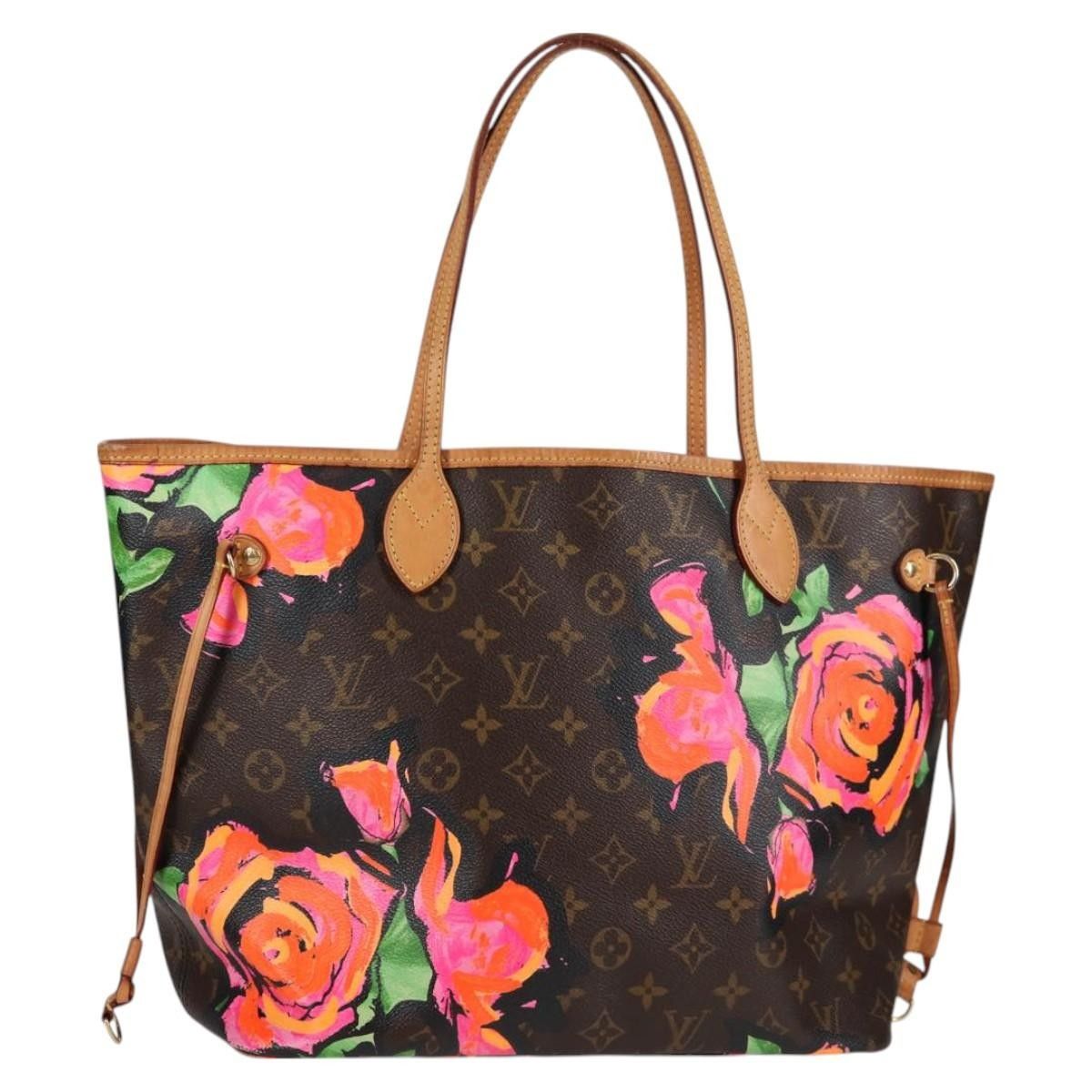 Louis Vuitton Louis Vuitton Neverfull Tote Limited Edition Monogram Roses Size ONE SIZE - 15 Thumbnail