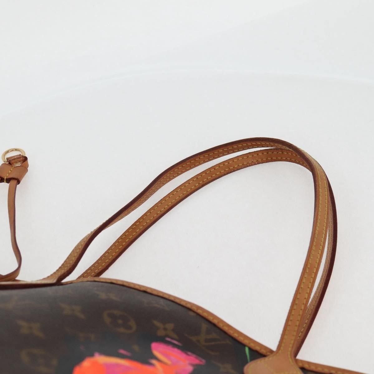 Louis Vuitton Louis Vuitton Neverfull Tote Limited Edition Monogram Roses Size ONE SIZE - 8 Thumbnail