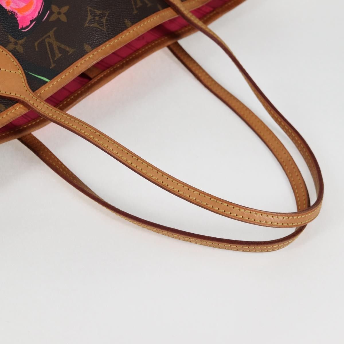 Louis Vuitton Louis Vuitton Neverfull Tote Limited Edition Monogram Roses Size ONE SIZE - 17 Thumbnail