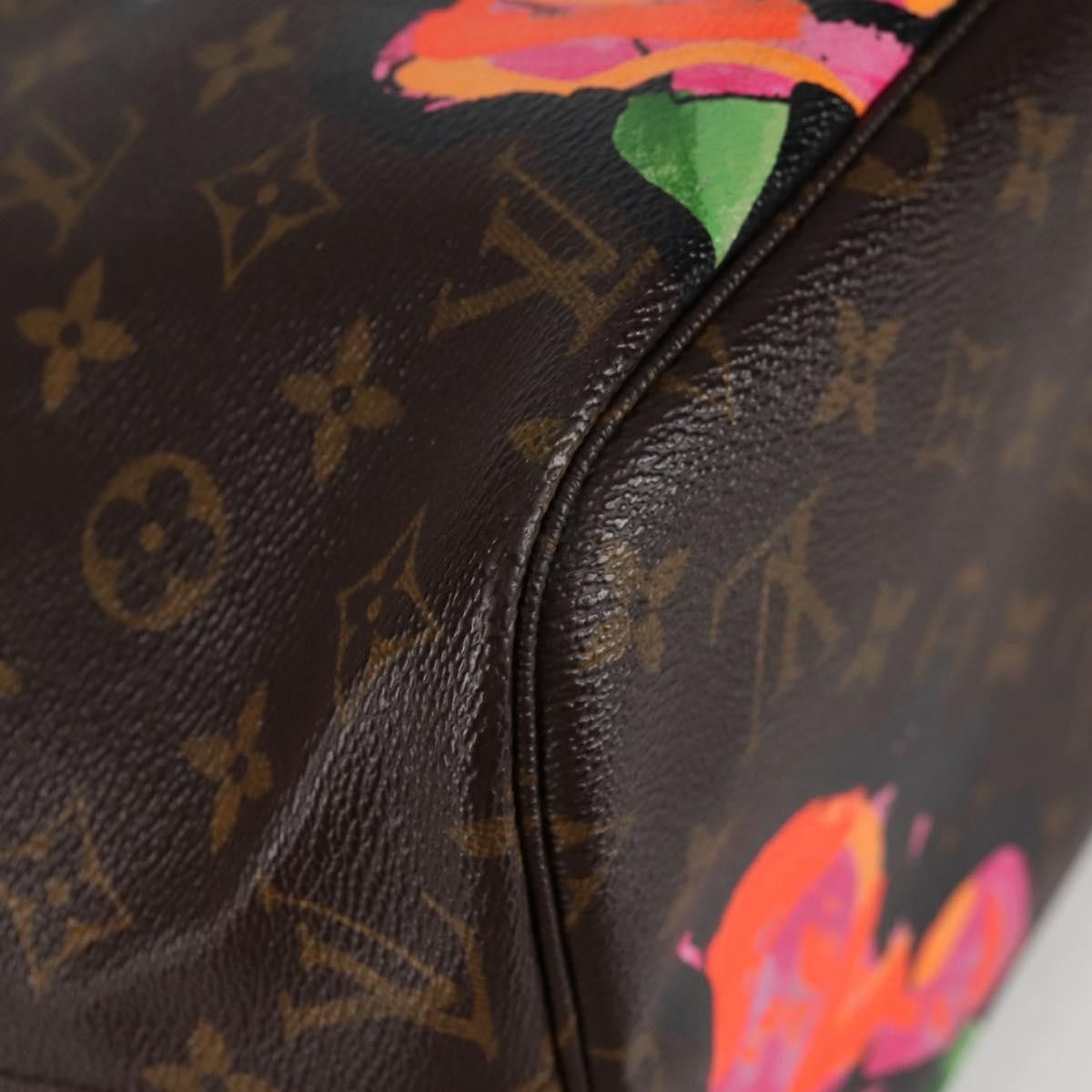 Louis Vuitton Louis Vuitton Neverfull Tote Limited Edition Monogram Roses Size ONE SIZE - 10 Thumbnail