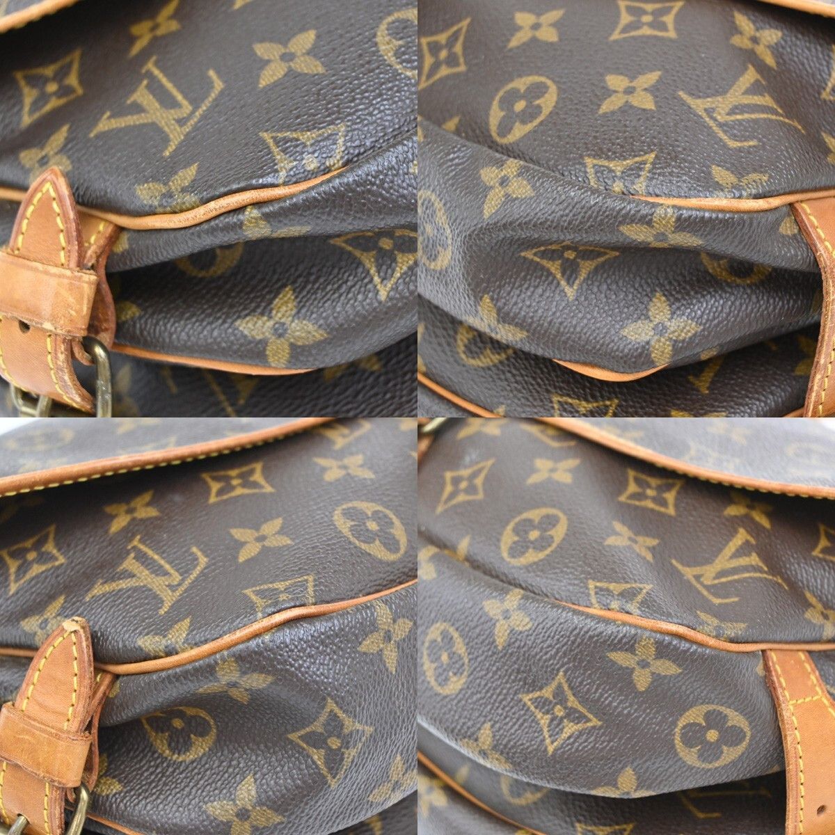 Louis Vuitton Louis Vuitton Saumur Handbag Monogram Canvas Size ONE SIZE - 9 Thumbnail