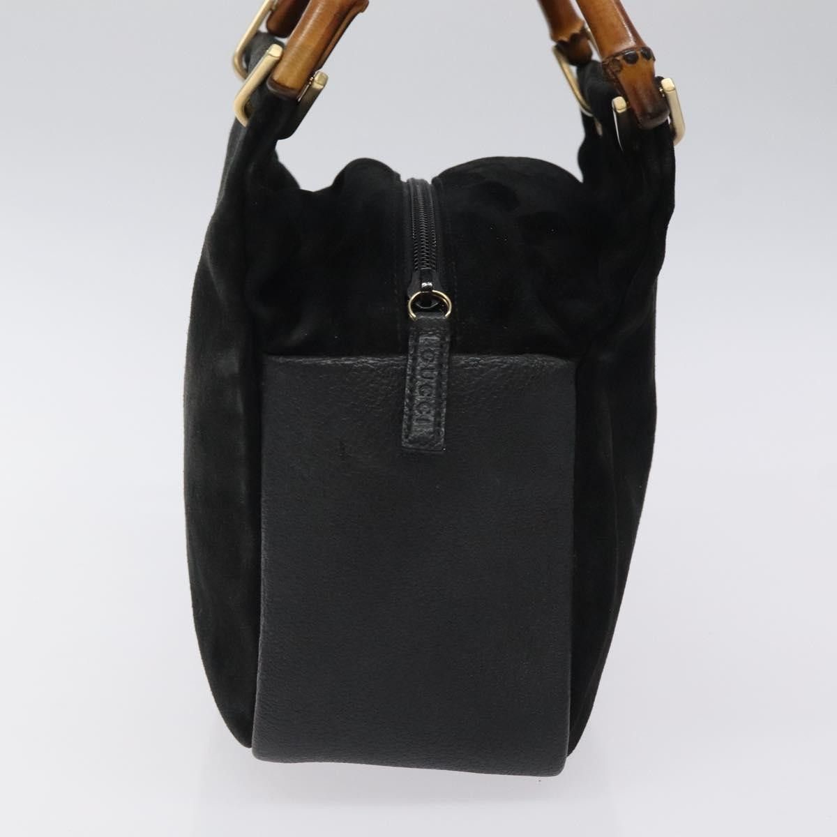 Gucci Gucci Bamboo Handle Tote Suede Size ONE SIZE - 4 Thumbnail