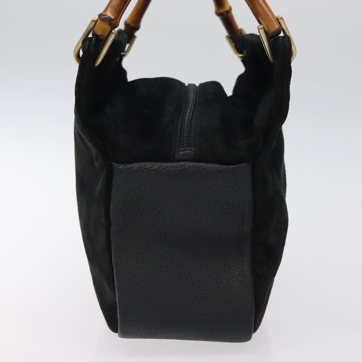 Gucci Gucci Bamboo Handle Tote Suede Size ONE SIZE - 3 Thumbnail