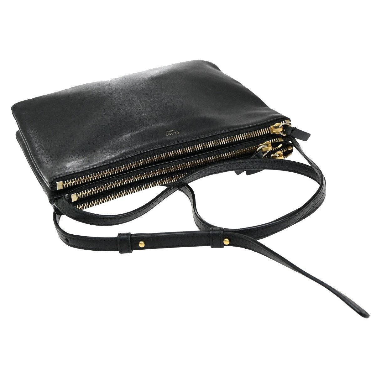 Celine Celine Trio Crossbody Bag Leather Size ONE SIZE - 9 Thumbnail