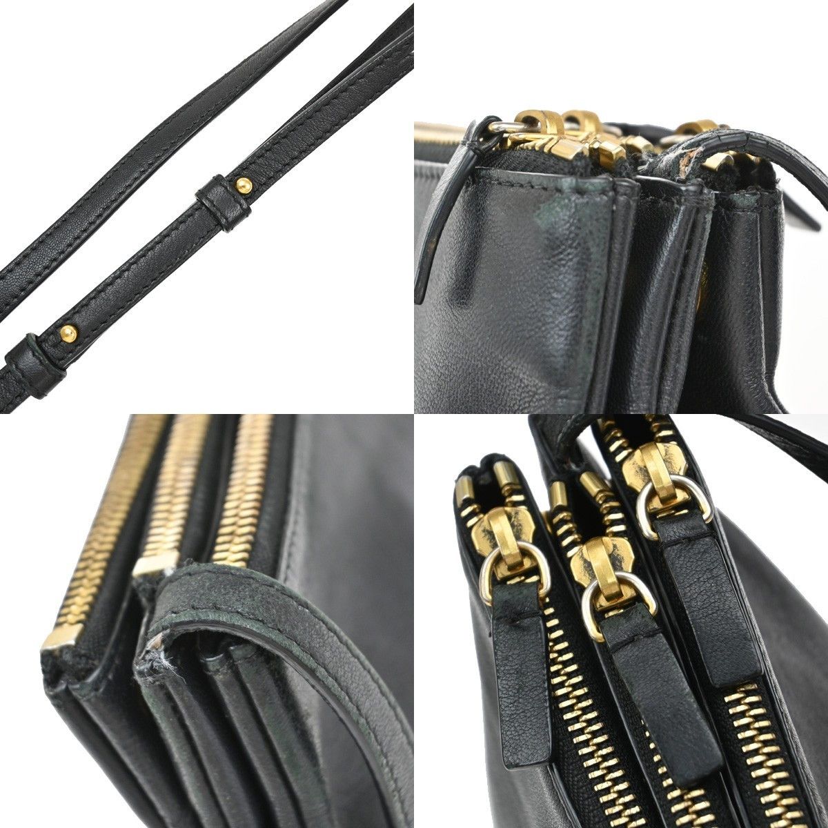 Celine Celine Trio Crossbody Bag Leather Size ONE SIZE - 11 Thumbnail