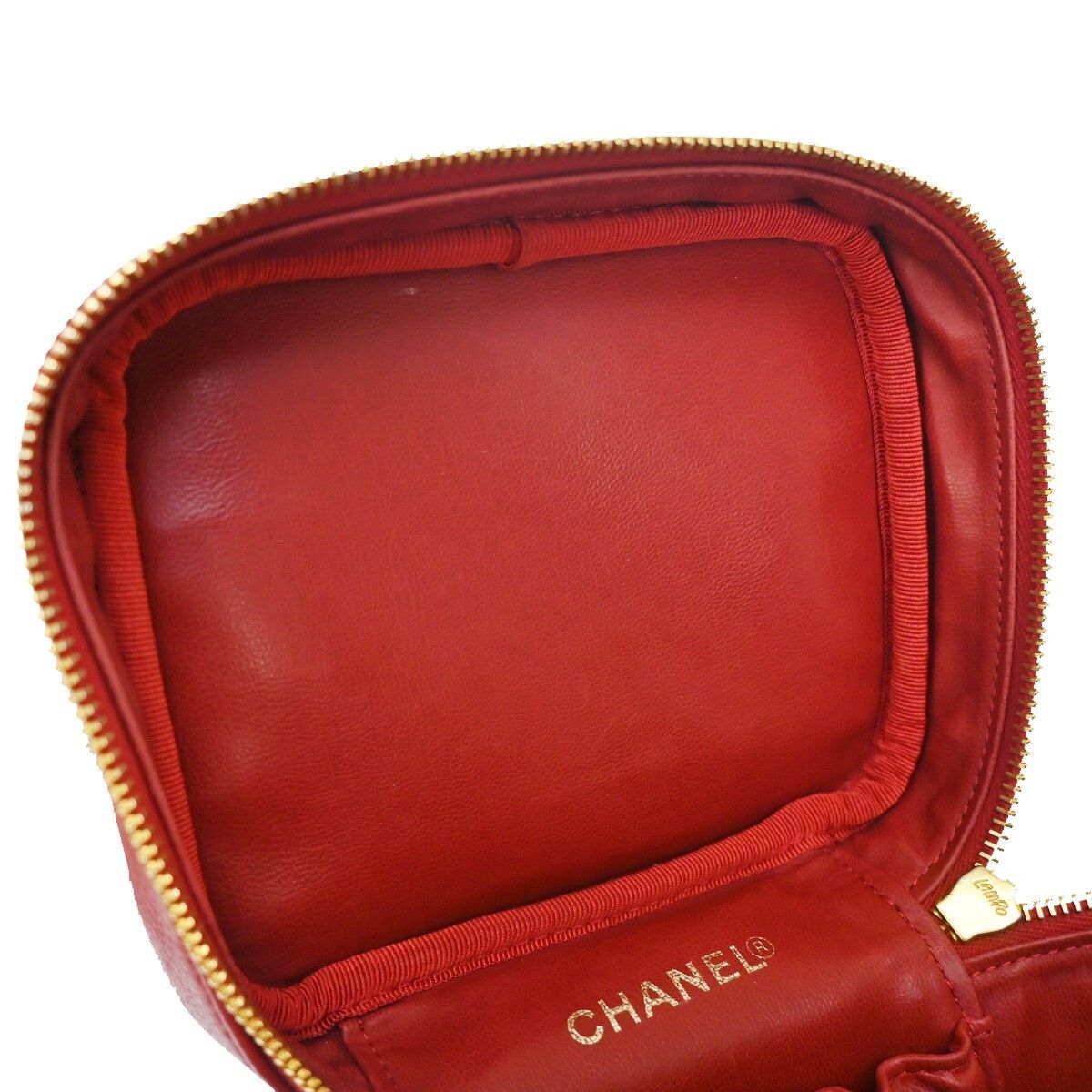 Chanel Chanel Vintage Timeless Cosmetic Case Caviar Size ONE SIZE - 14 Thumbnail