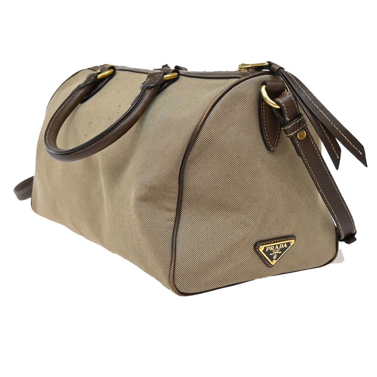 Prada Prada Logo Convertible Boston Bag Canvas Size ONE SIZE - 4 Thumbnail