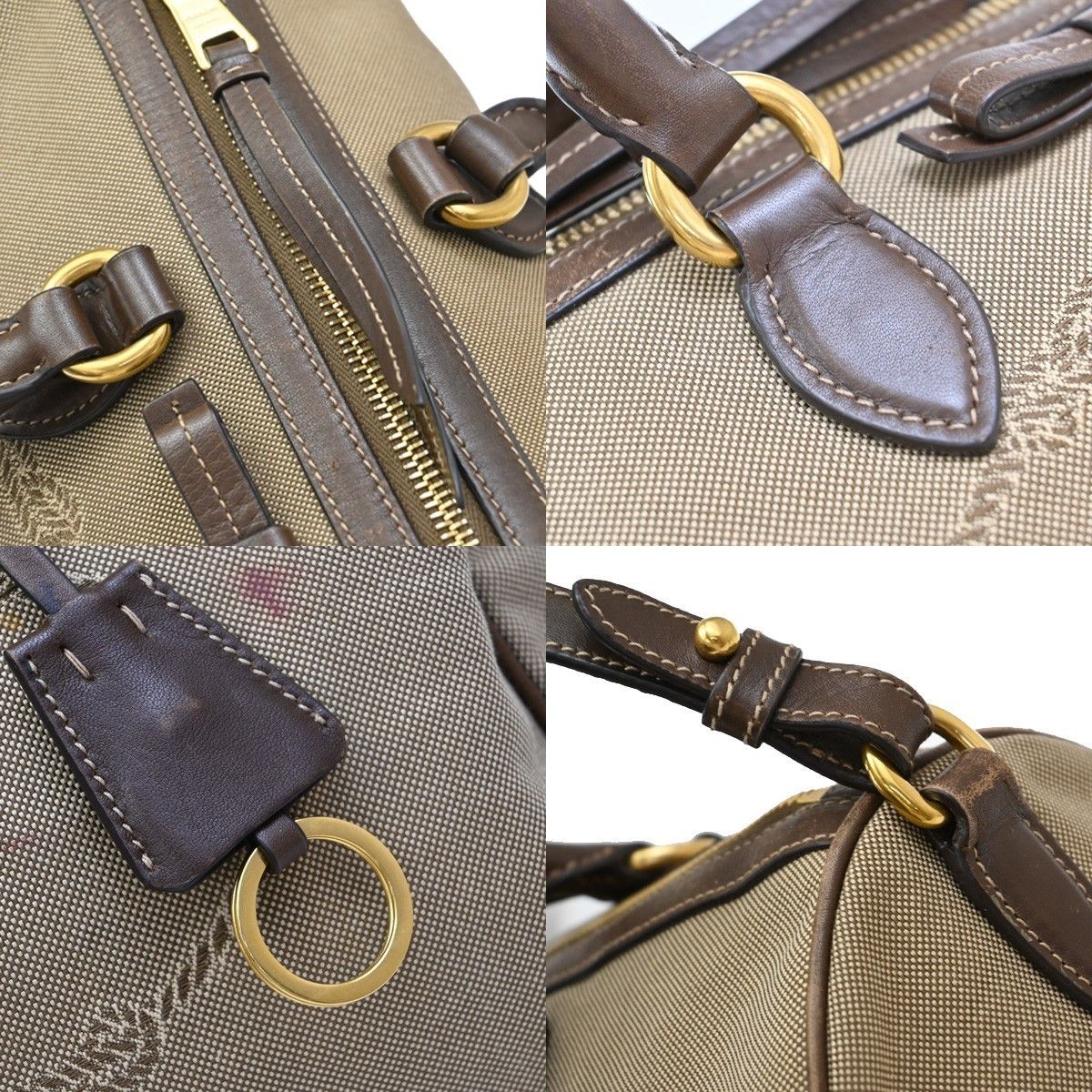 Prada Prada Logo Convertible Boston Bag Canvas Size ONE SIZE - 12 Thumbnail
