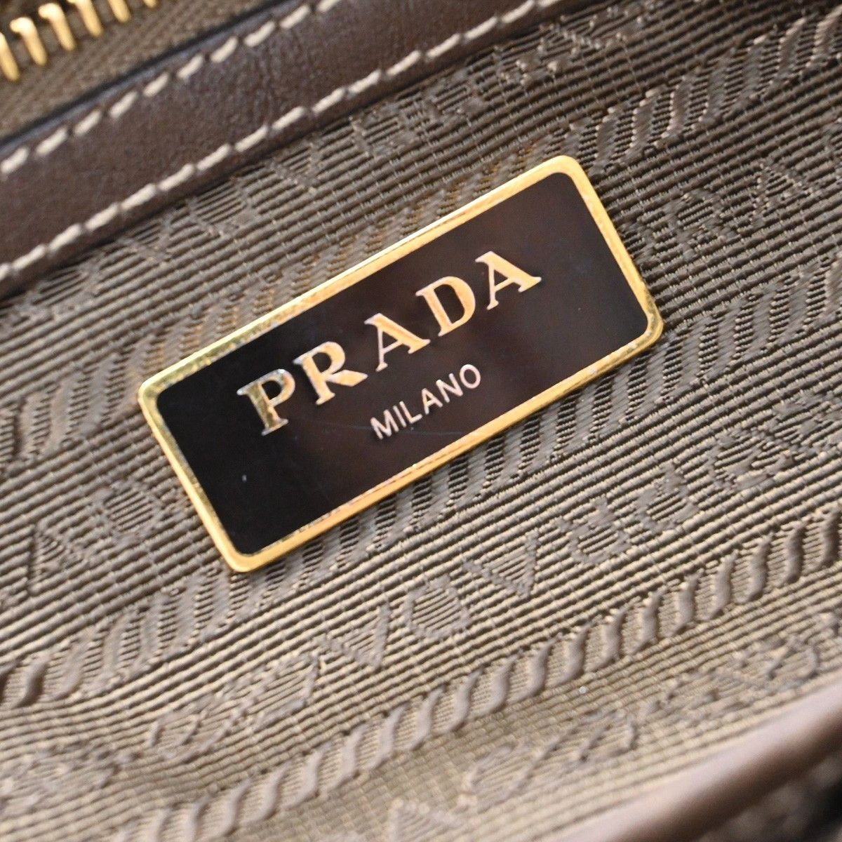 Prada Prada Logo Convertible Boston Bag Canvas Size ONE SIZE - 9 Thumbnail